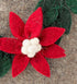 Hand Felted Wool Christmas Pillow - PEACE Wreath Natural Gray - 20" Arcadia Home